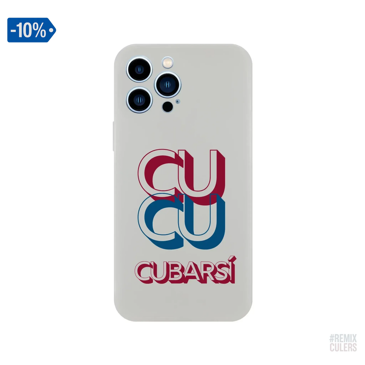 Carcasa IPHONE Flexi - CUCU CUBARSÍ iPhone 13 Pro Max – Print Material Cu-Cu Cubarsí merch Pau Cubarsí FCB Barça culers blaugrana Masia joven promesa defensa futbol | remixculers