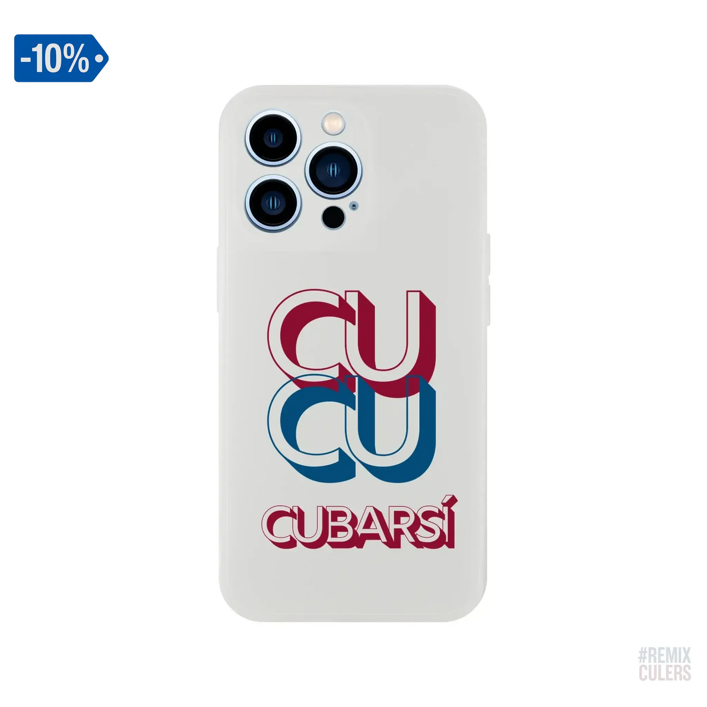 Carcasa IPHONE Flexi - CUCU CUBARSÍ iPhone 13 Pro – Print Material Cu-Cu Cubarsí merch Pau Cubarsí FCB Barça culers blaugrana Masia joven promesa defensa futbol | remixculers