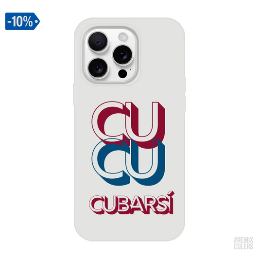 Carcasa IPHONE Flexi - CUCU CUBARSÍ iPhone 16 Pro Max – Print Material Cu-Cu Cubarsí merch Pau Cubarsí FCB Barça culers blaugrana Masia joven promesa defensa futbol | remixculers