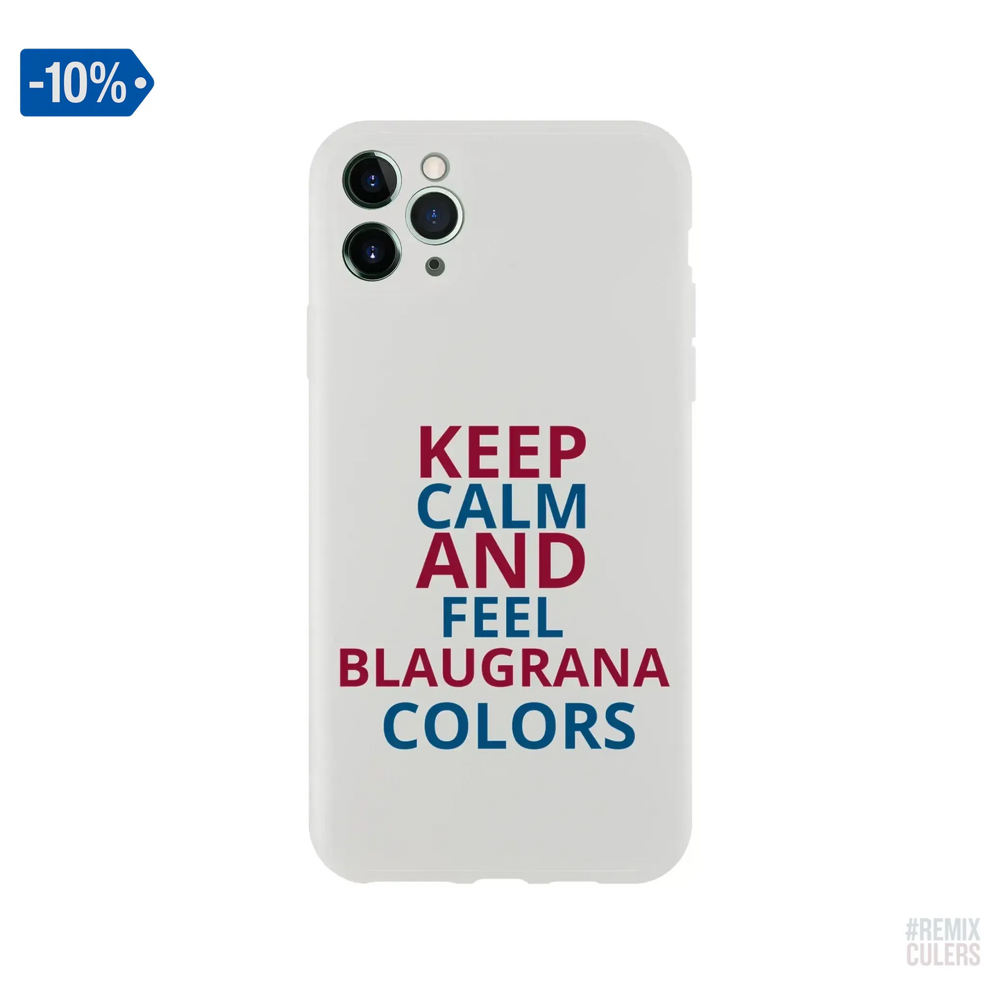 Carcasa IPHONE Flexi - KEEP CALM iPhone 11 Pro Max – Print Material Keep Calm merch FCB Barça culers blaugrana football fan pride passion | remixculers