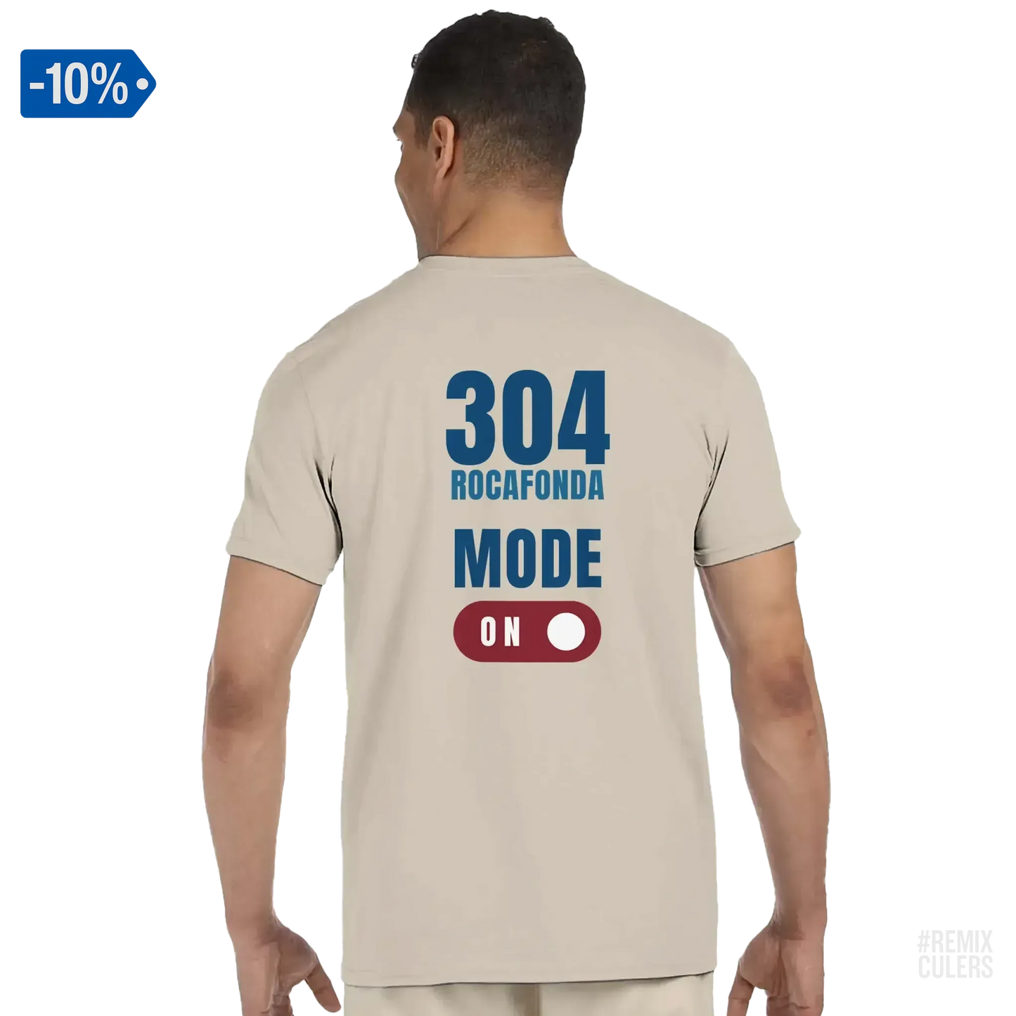 Camiseta unisex - 304 ROCAFONDA Arena – Print Material Rocafonda Power 304 merch FCB Barça culers blaugrana Lamine Yamal Masia barri Mataró futbol | remixculers