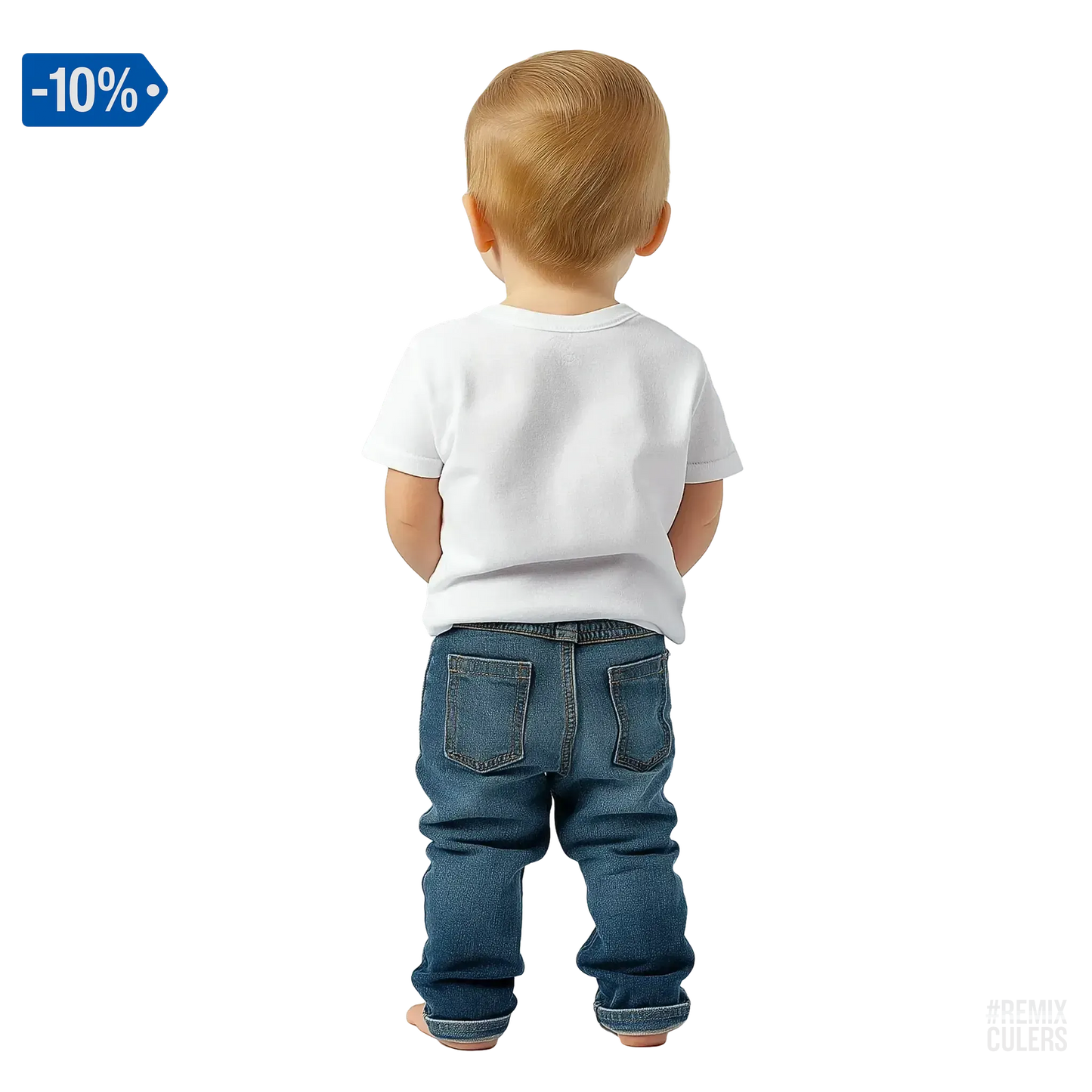 Camiseta bebé - 304 ROCAFONDA Blanco – Print Material Rocafonda Power 304 merch FCB Barça culers blaugrana Lamine Yamal Masia barri Mataró futbol | remixculers