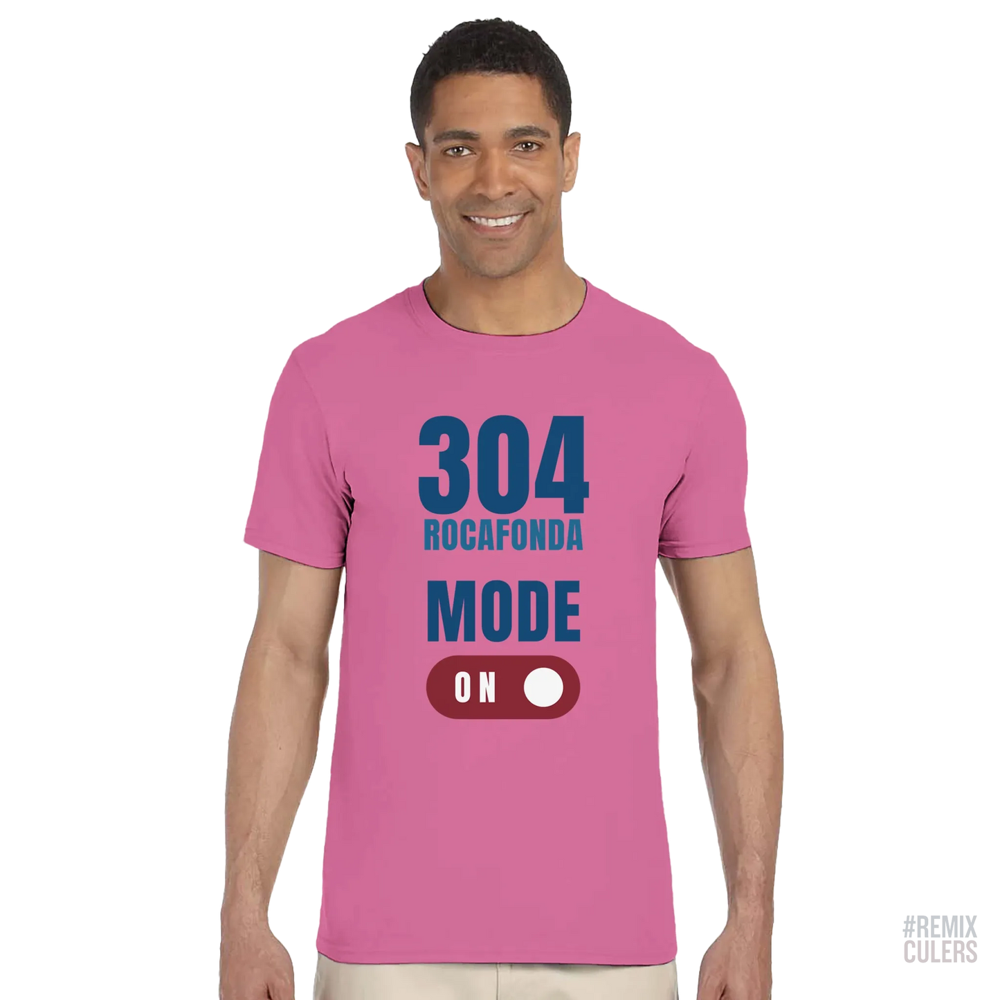 Camiseta unisex - 304 ROCAFONDA Blanco – Print Material Rocafonda Power 304 merch FCB Barça culers blaugrana Lamine Yamal Masia barri Mataró futbol | remixculers