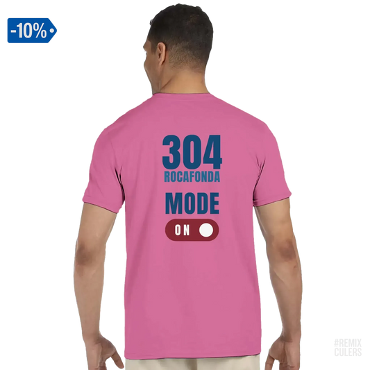 Camiseta unisex - 304 ROCAFONDA Rosa – Print Material Rocafonda Power 304 merch FCB Barça culers blaugrana Lamine Yamal Masia barri Mataró futbol | remixculers