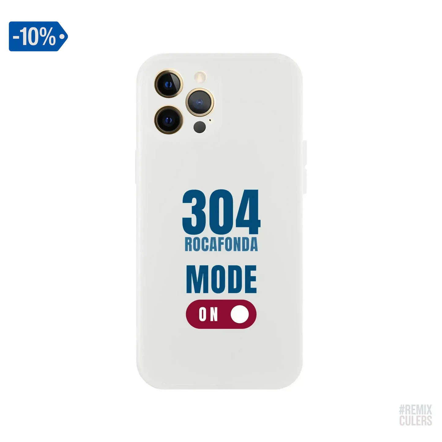 Carcasa IPHONE Flexi - 304 ROCAFONDA iPhone 12 Pro Max – Print Material Rocafonda Power 304 merch FCB Barça culers blaugrana Lamine Yamal Masia barri Mataró futbol | remixculers