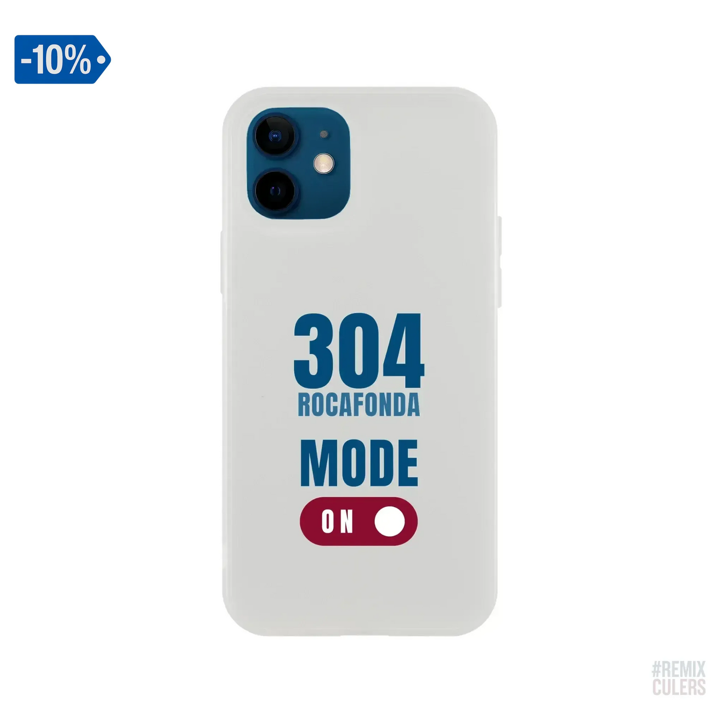 Carcasa IPHONE Flexi - 304 ROCAFONDA iPhone 12 – Print Material Rocafonda Power 304 merch FCB Barça culers blaugrana Lamine Yamal Masia barri Mataró futbol | remixculers