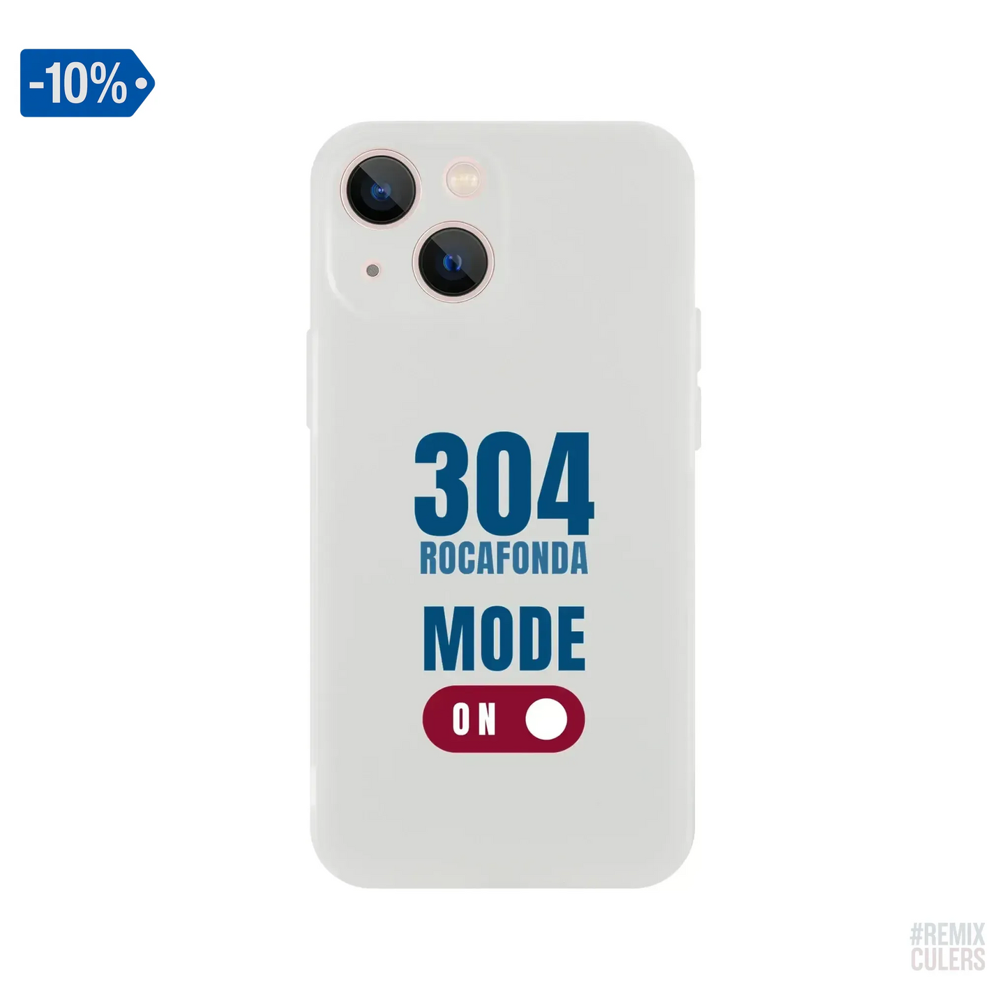 Carcasa IPHONE Flexi - 304 ROCAFONDA iPhone 13 Mini – Print Material Rocafonda Power 304 merch FCB Barça culers blaugrana Lamine Yamal Masia barri Mataró futbol | remixculers
