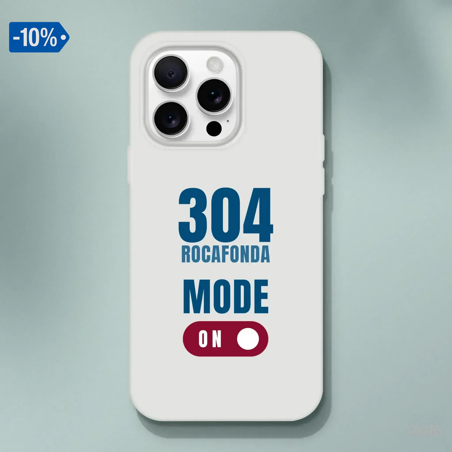 Carcasa IPHONE Flexi - 304 ROCAFONDA iPhone 16 Pro Max – Print Material Rocafonda Power 304 merch FCB Barça culers blaugrana Lamine Yamal Masia barri Mataró futbol | remixculers