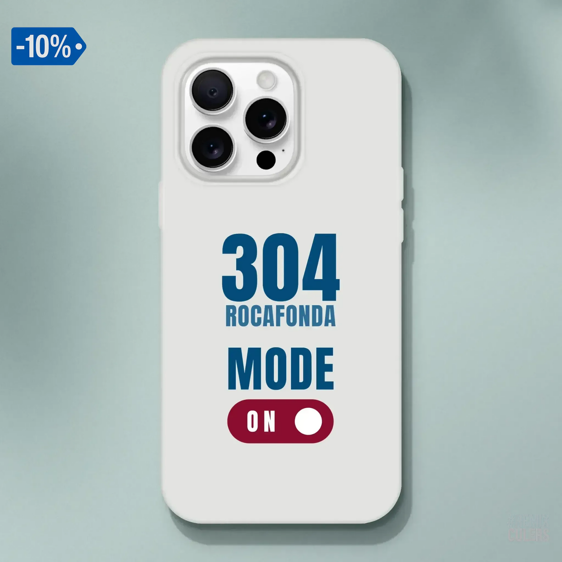 Carcasa IPHONE Flexi - 304 ROCAFONDA iPhone 16 Pro Max – Print Material Rocafonda Power 304 merch FCB Barça culers blaugrana Lamine Yamal Masia barri Mataró futbol | remixculers