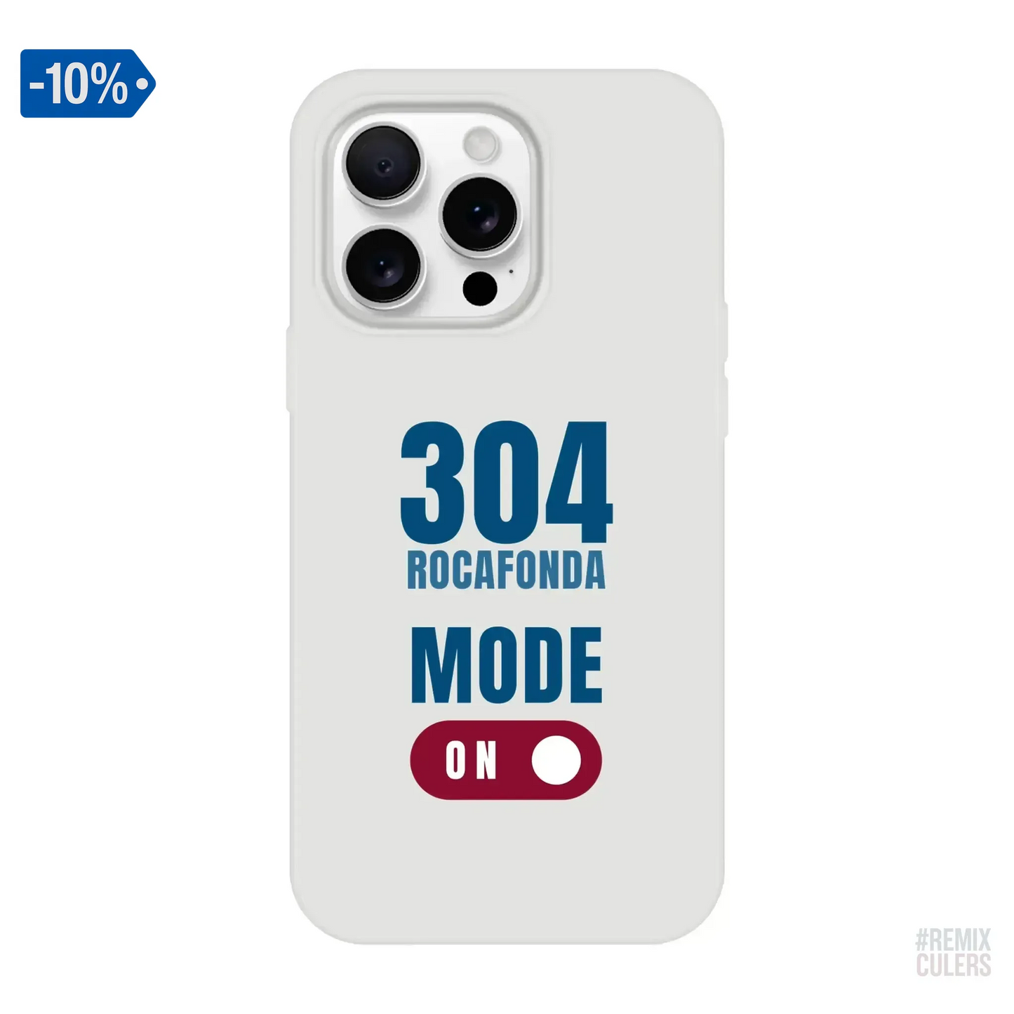 Carcasa IPHONE Flexi - 304 ROCAFONDA iPhone 16 Pro Max – Print Material Rocafonda Power 304 merch FCB Barça culers blaugrana Lamine Yamal Masia barri Mataró futbol | remixculers