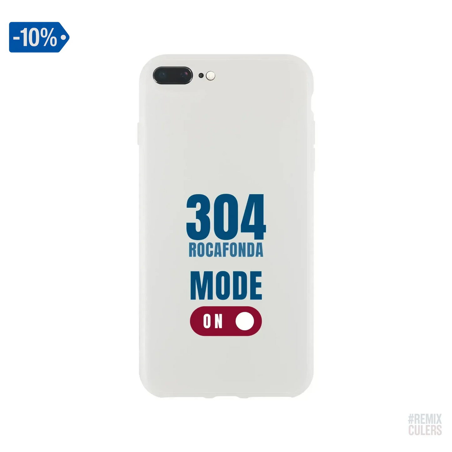 Carcasa IPHONE Flexi - 304 ROCAFONDA iPhone 7 Plus – Print Material Rocafonda Power 304 merch FCB Barça culers blaugrana Lamine Yamal Masia barri Mataró futbol | remixculers