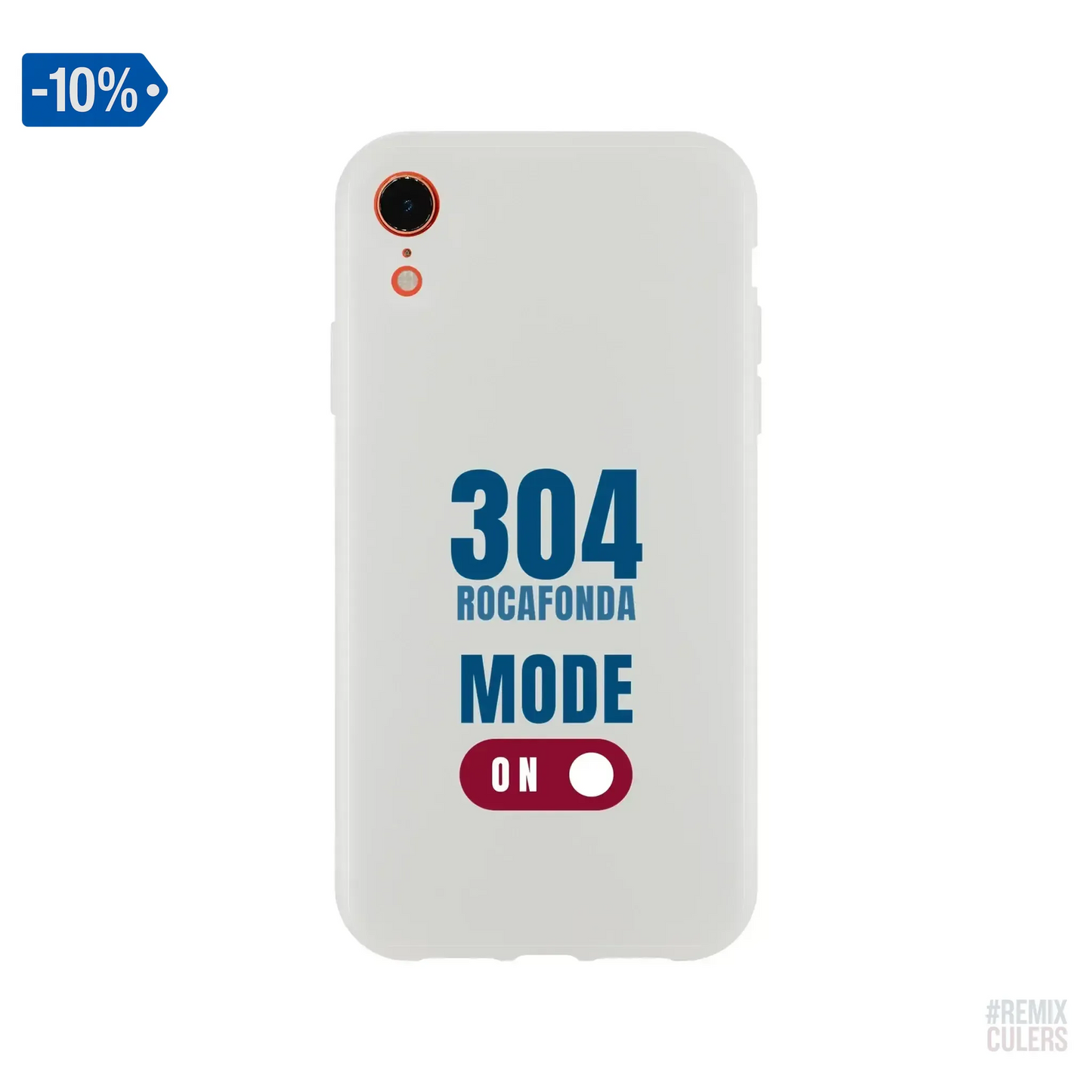 Carcasa IPHONE Flexi - 304 ROCAFONDA iPhone XR – Print Material Rocafonda Power 304 merch FCB Barça culers blaugrana Lamine Yamal Masia barri Mataró futbol | remixculers