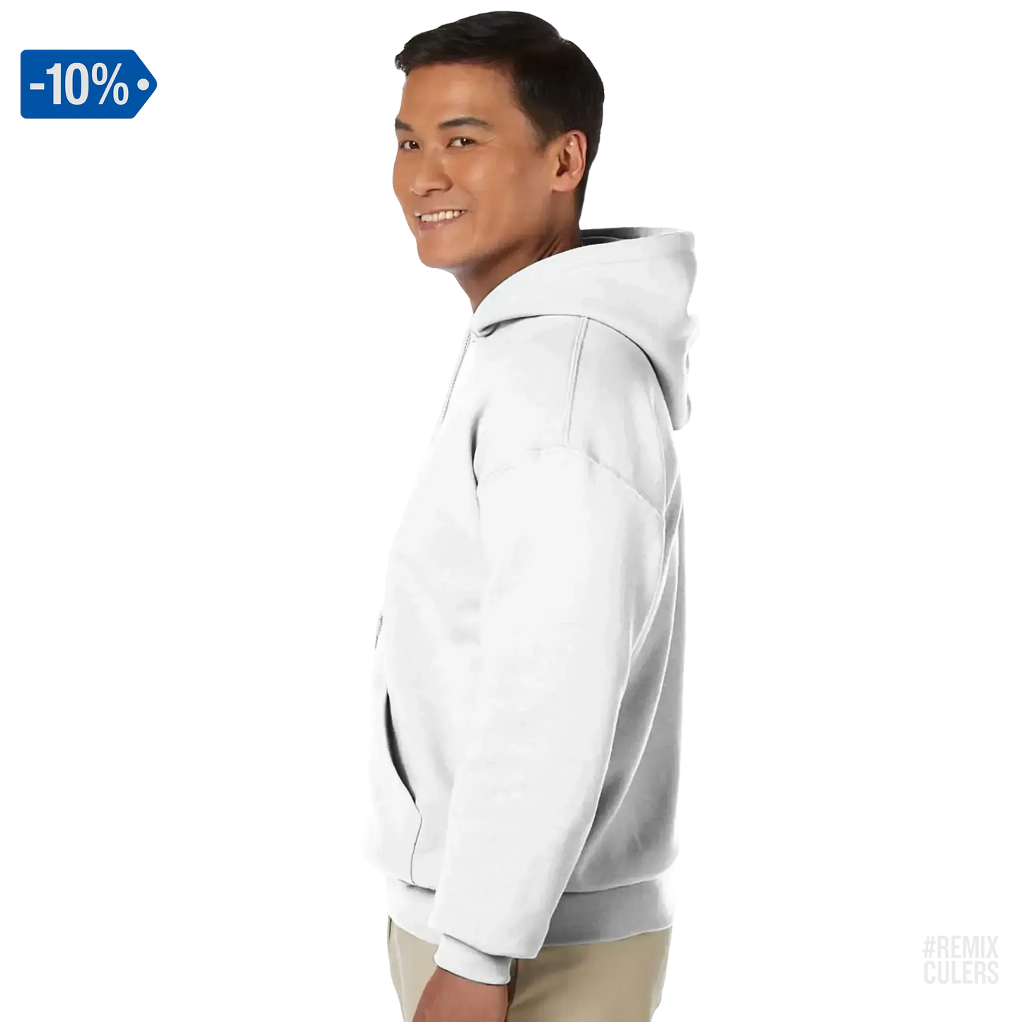 Sudadera con capucha unisex - 1899 Blanco – Print Material 1899 neix el club que porto al cor merch FCB Barça culers blaugrana història fundació orgull identitat futbol | remixculers