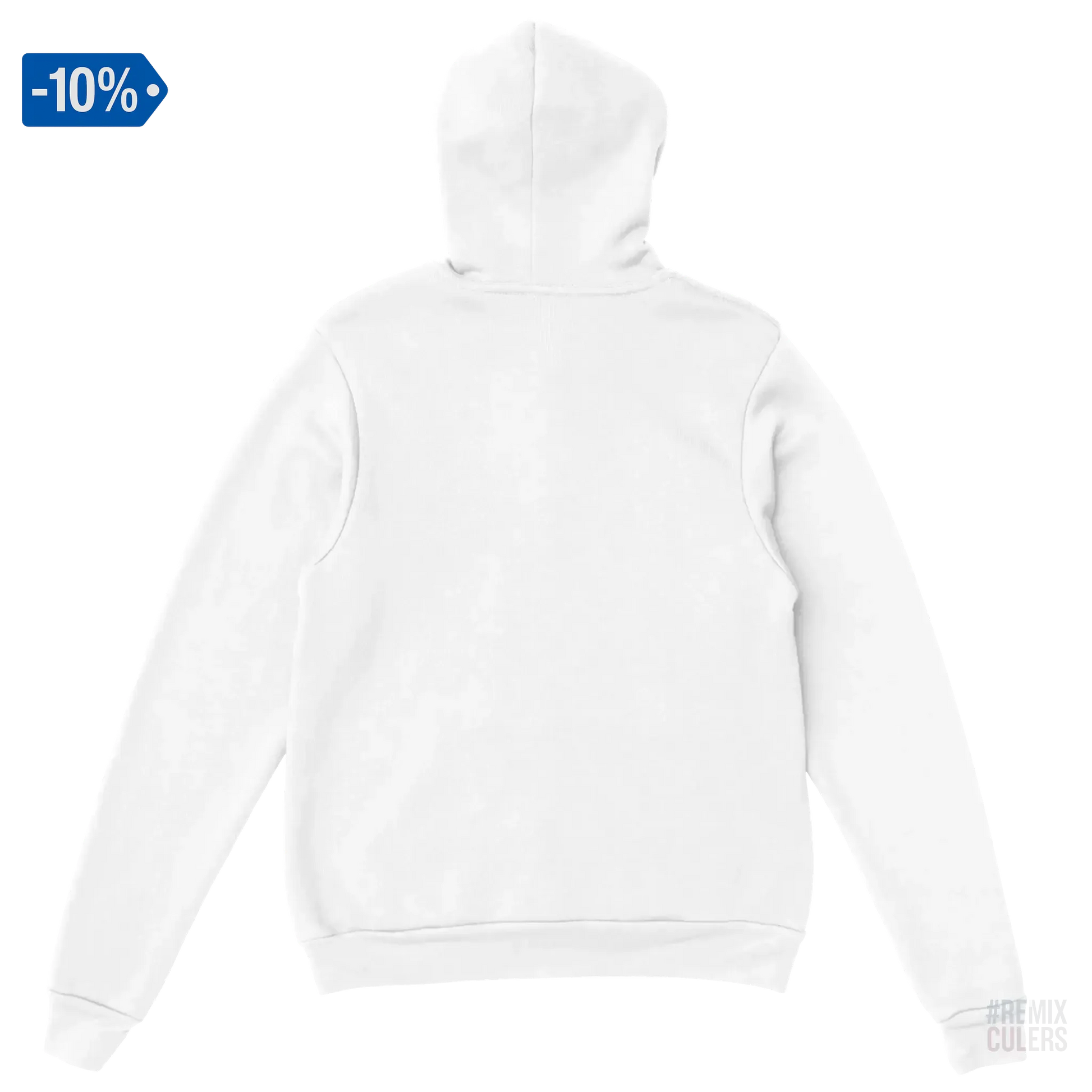 Sudadera con capucha unisex - 1899 Blanco – Print Material 1899 neix el club que porto al cor merch FCB Barça culers blaugrana història fundació orgull identitat futbol | remixculers