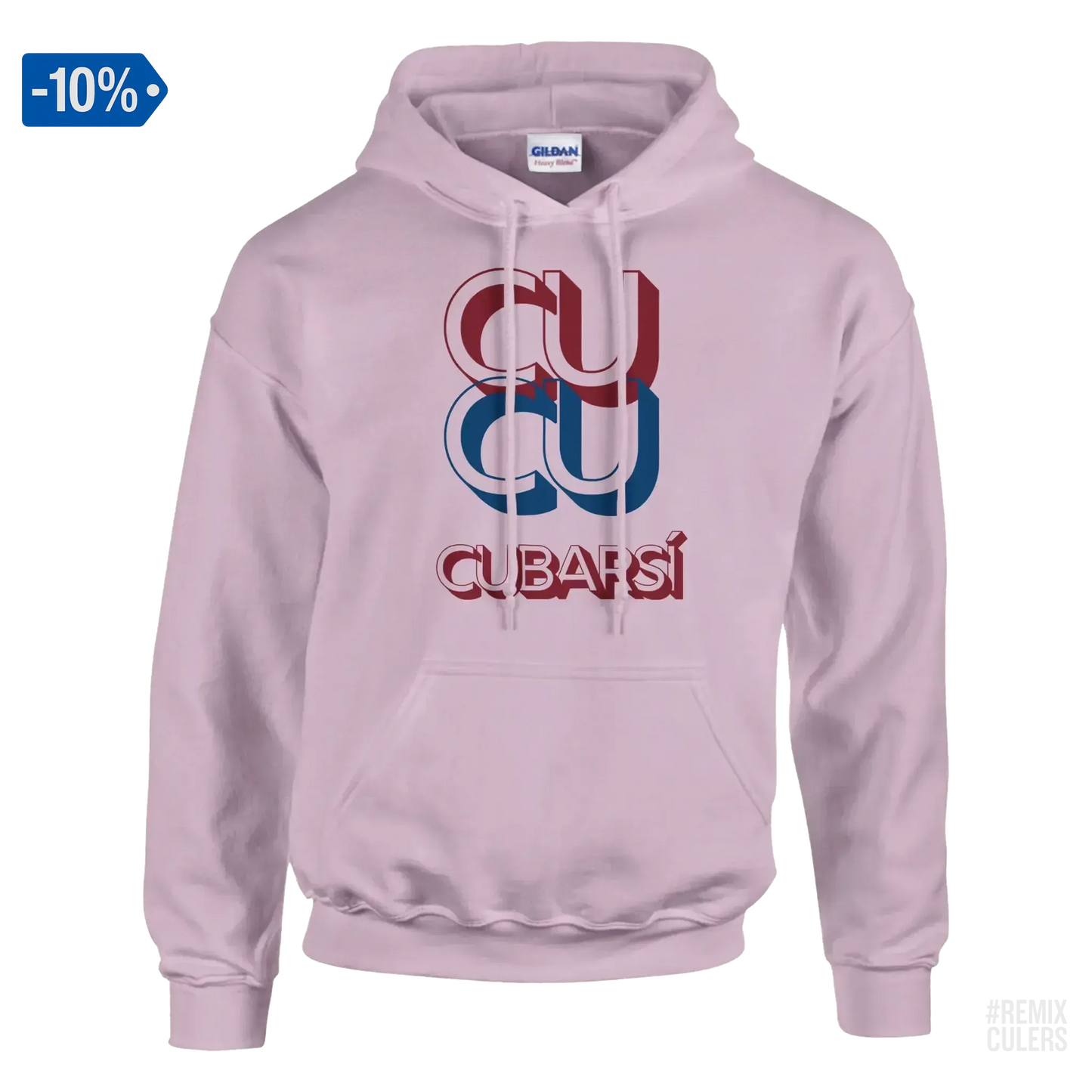 Sudadera con capucha unisex - CUCU CUBARSÍ Blanco – Print Material Cu-Cu Cubarsí merch Pau Cubarsí FCB Barça culers blaugrana Masia joven promesa defensa futbol | remixculers