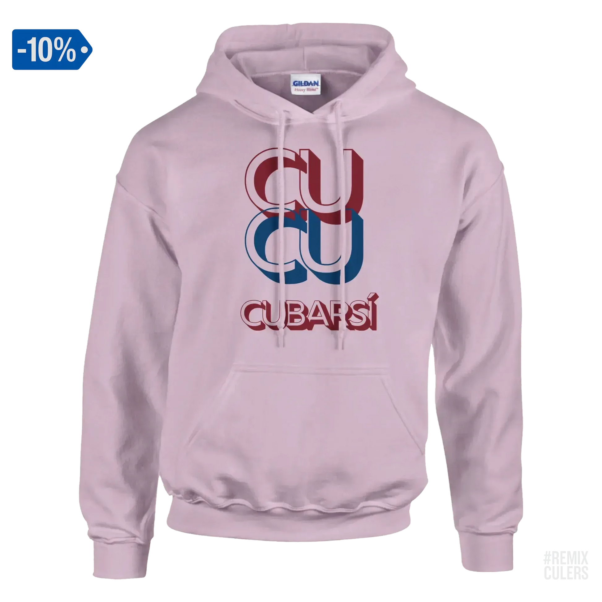 Sudadera con capucha unisex - CUCU CUBARSÍ Blanco – Print Material Cu-Cu Cubarsí merch Pau Cubarsí FCB Barça culers blaugrana Masia joven promesa defensa futbol | remixculers
