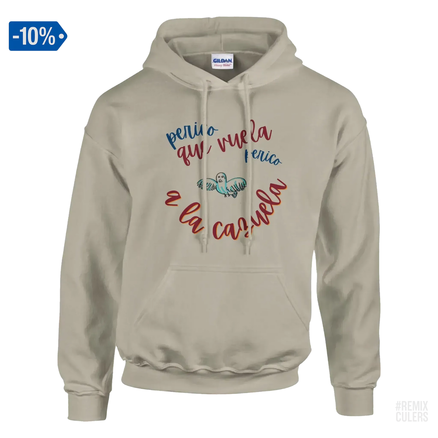 Sudadera con capucha unisex - PERICO QUE... Arena – Print Material merch FCB Barça culer culers blaugrana español perico rival futbol | remixculers
