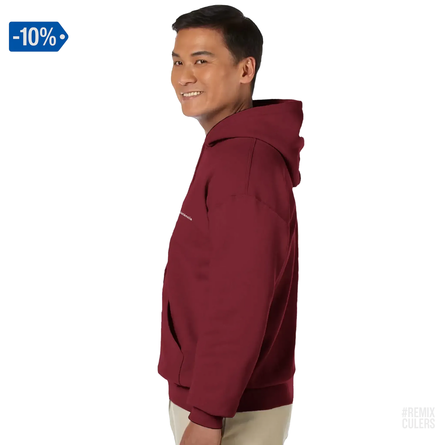Sudadera con capucha unisex - QUÍMICA CULER Rosa claro – Print Material Científicament Culer merch FCB Barça culers blaugrana ciència i futbol passió | remixculers