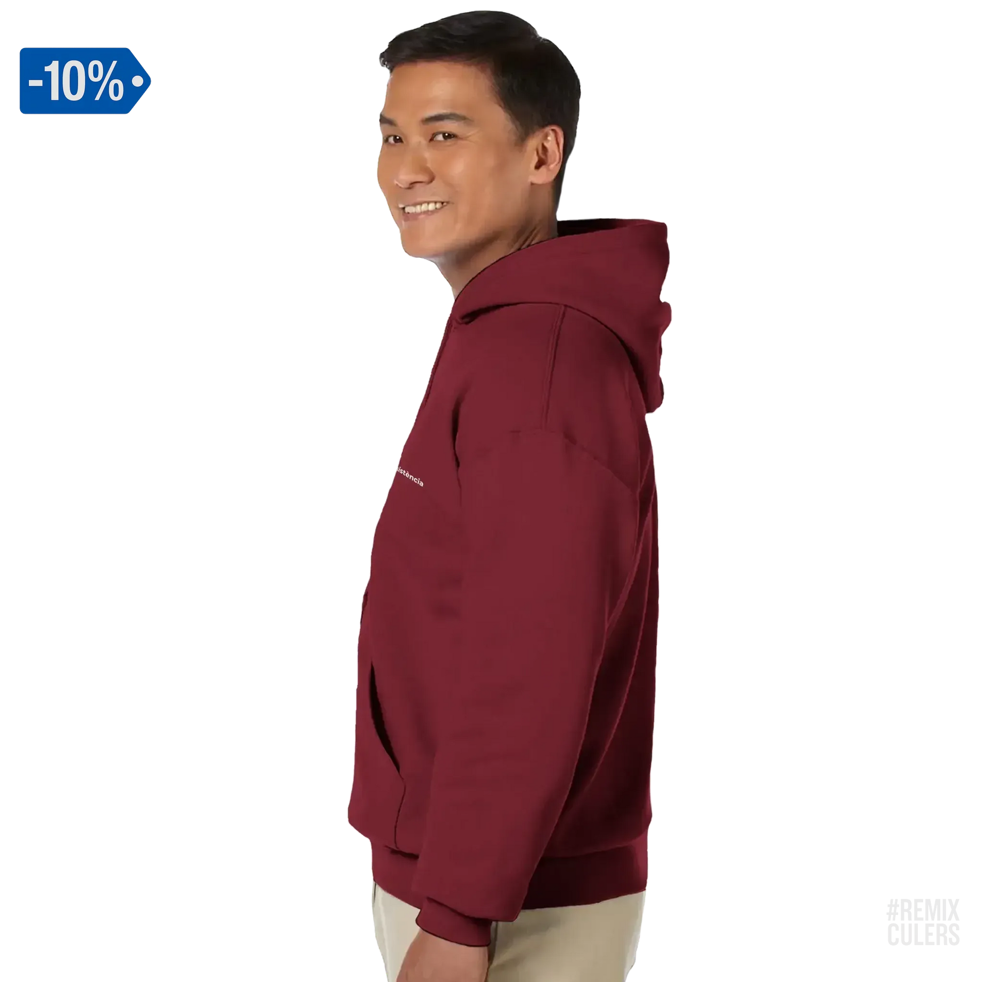 Sudadera con capucha unisex - QUÍMICA CULER Rosa claro – Print Material Científicament Culer merch FCB Barça culers blaugrana ciència i futbol passió | remixculers