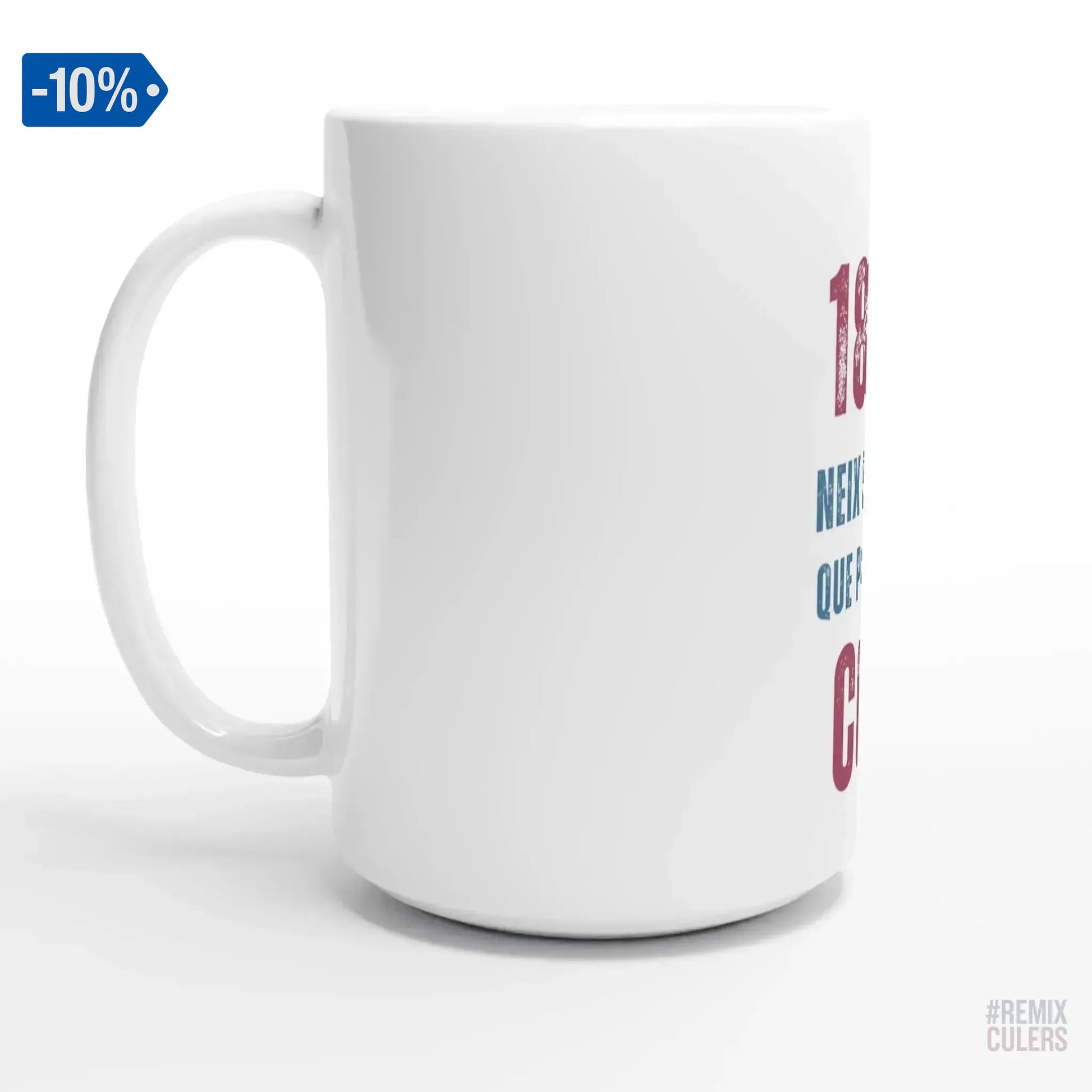 Taza - 1899 – Print Material 1899 neix el club que porto al cor merch FCB Barça culers blaugrana història fundació orgull identitat futbol | remixculers